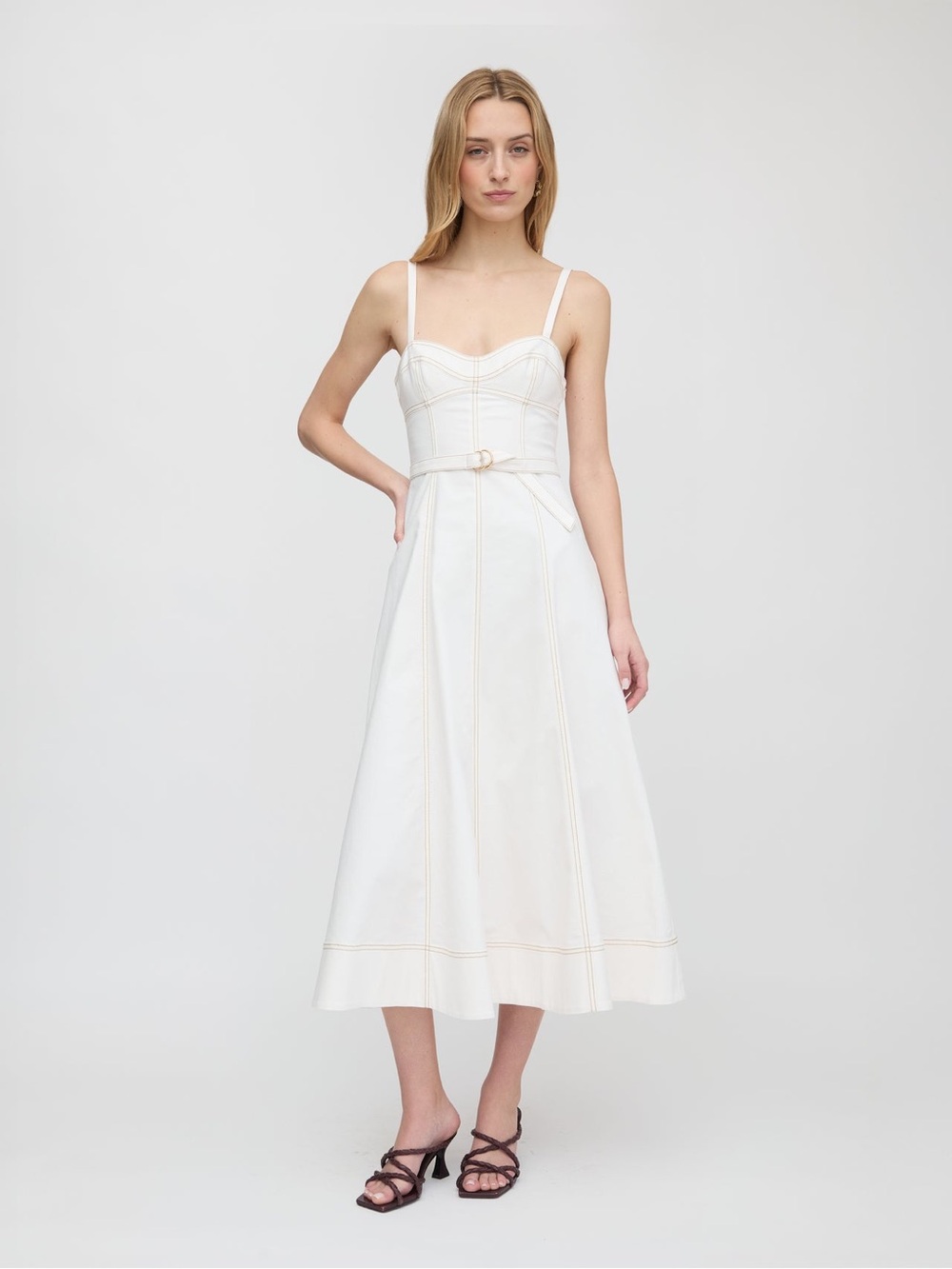 NWT Hill House Home Off white Fiona dress size M